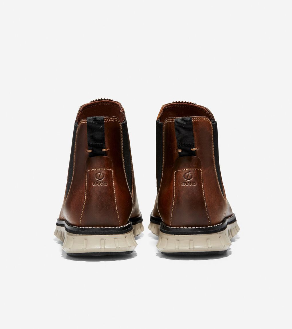 ゼログランド チェルシー ウォータープルーフ バーボン mens.