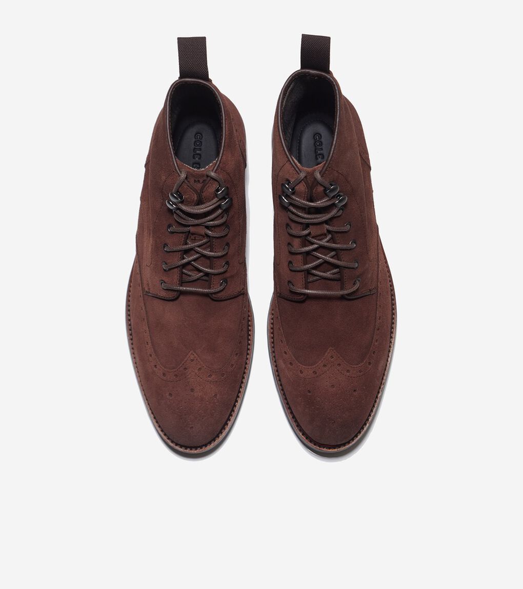 バークシャーラグウィングチップブーツ mens.