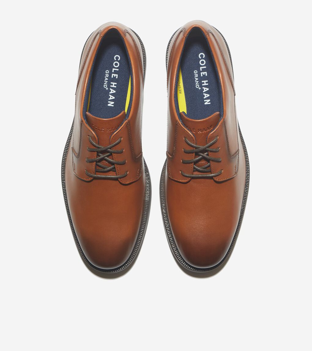 グランド+プラット プレーントゥオックスフォード mens.