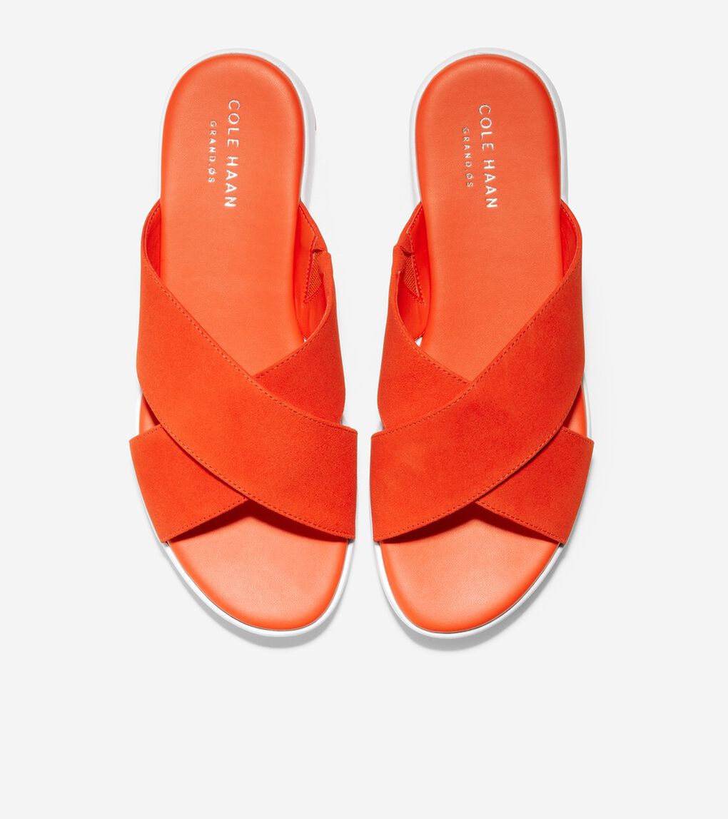 ゼログランド クリスクロス スライド サンダル womens. 0.0 | COLE_HAAN