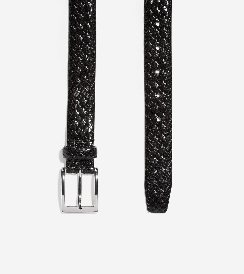 イタリア エンボス レザー ベルト mens.
