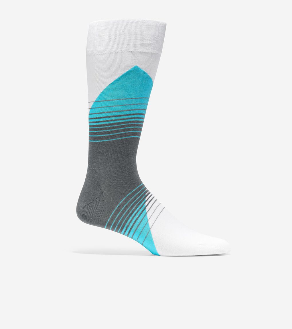 ダイアゴナル カラー ブロック クルー mens.