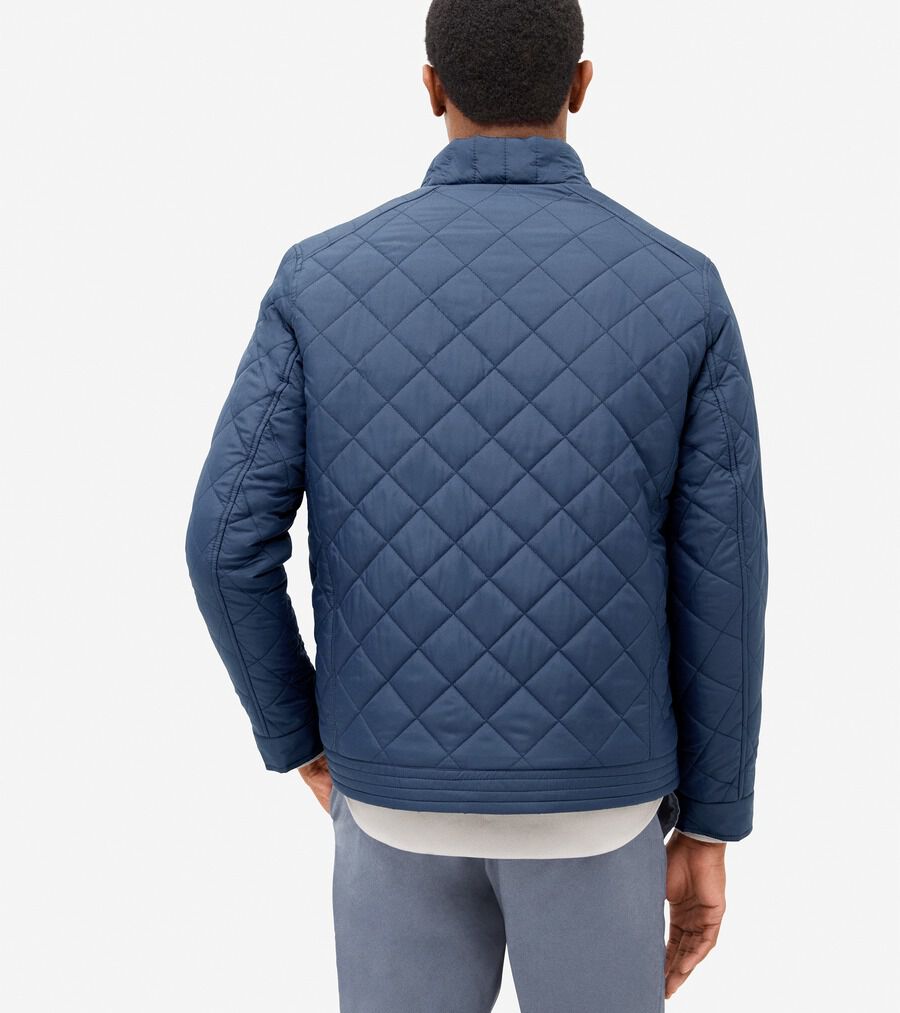 Titleist ⭐︎キルティングテーラードジャケット　ネイビー\M ダイヤモンド キルテッド ジャケット mens. 0.0 | COLE_HAAN