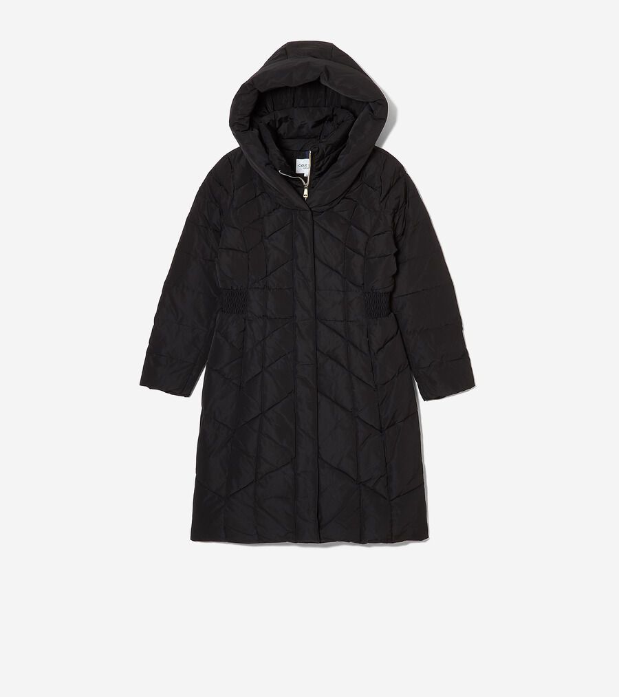 Cole Haan 　ダウンコート タフタ ダウン コート フード付き womens. 0.0 | COLE_HAAN