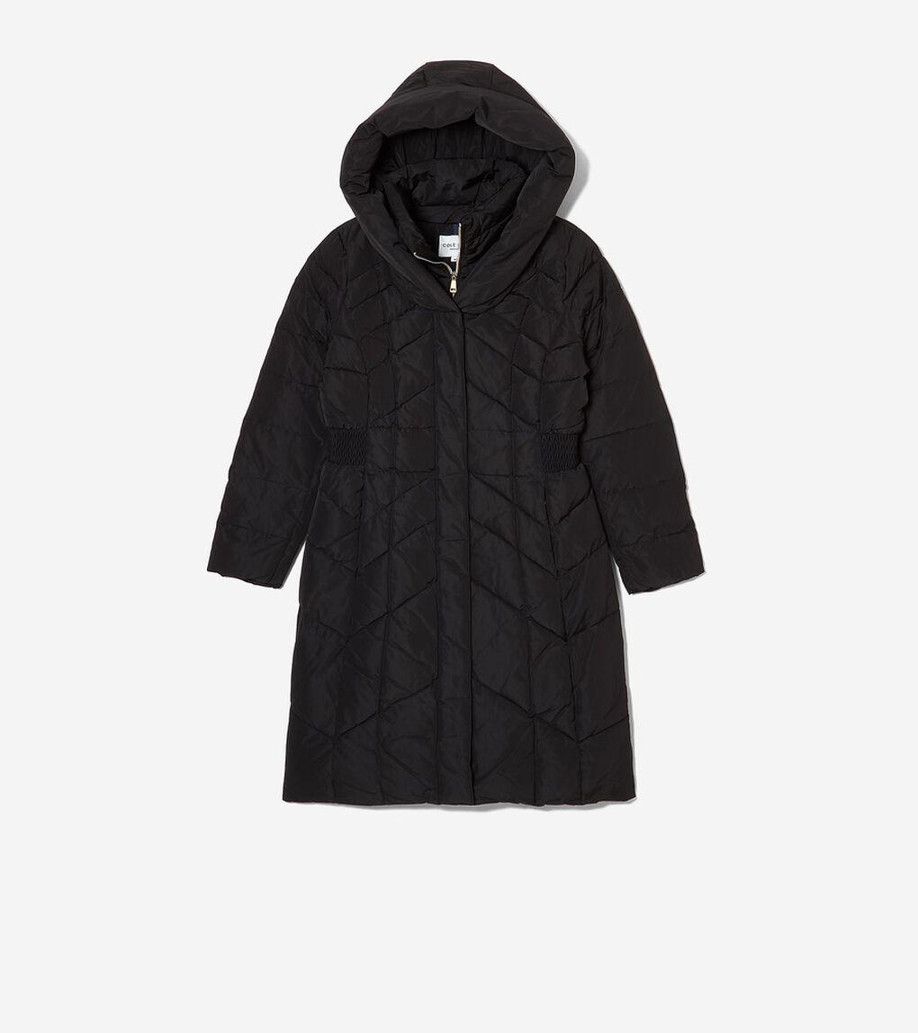 タフタ ダウンコート womens.
