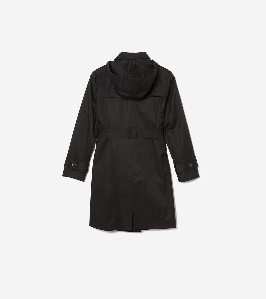 トレンチ ウィズ フード womens. 40000 | COLE_HAAN