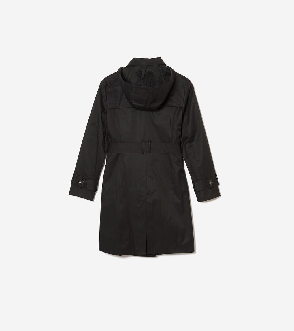 トレンチウィズフード womens