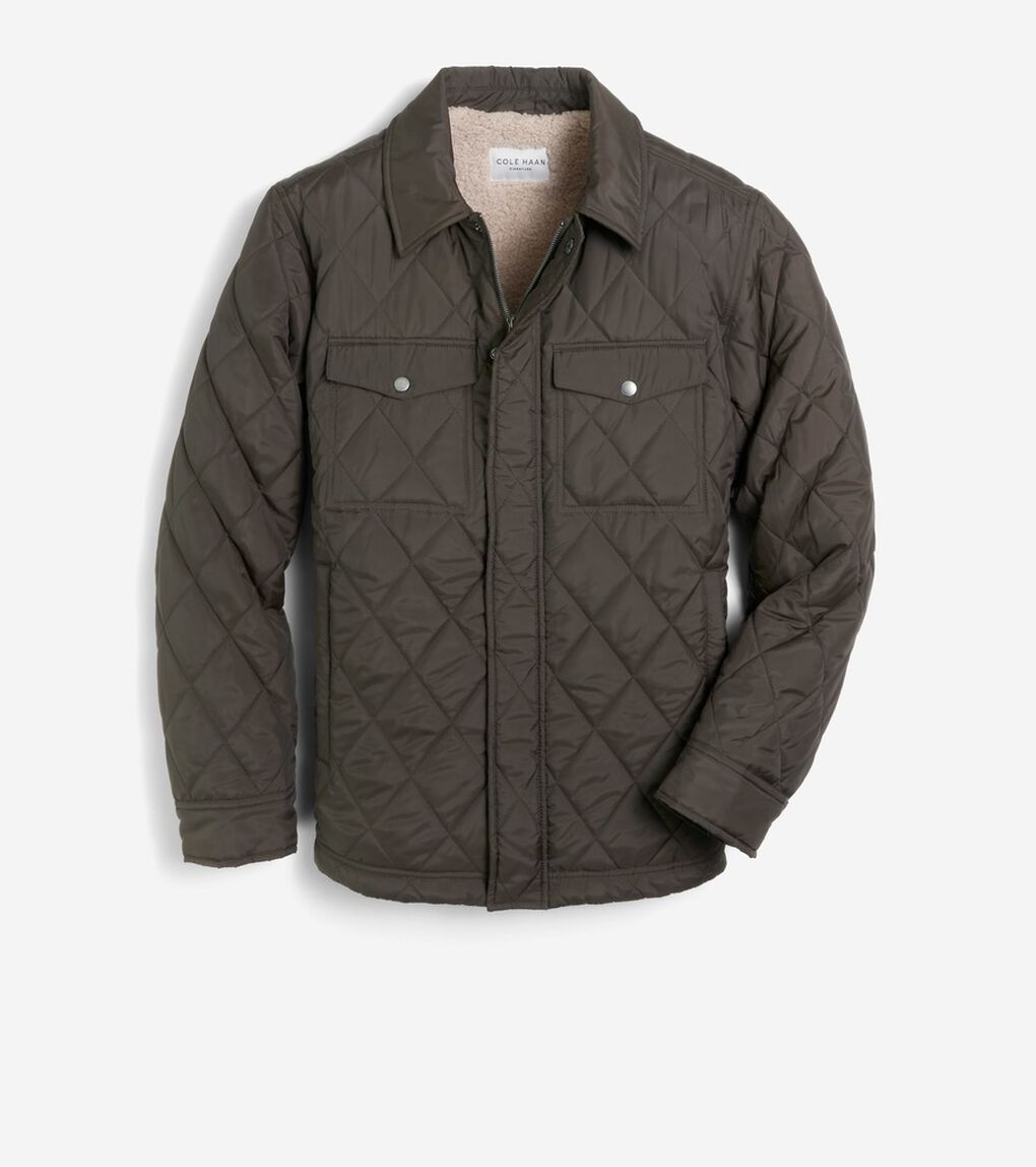 ダイヤモンドキルテッドジャケット mens.