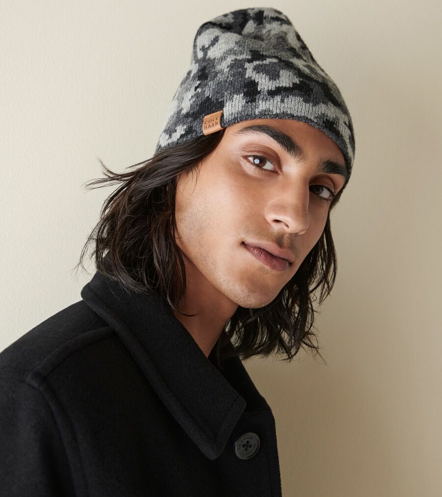 カモ ニット ビーニー mens. 5600 | COLE_HAAN