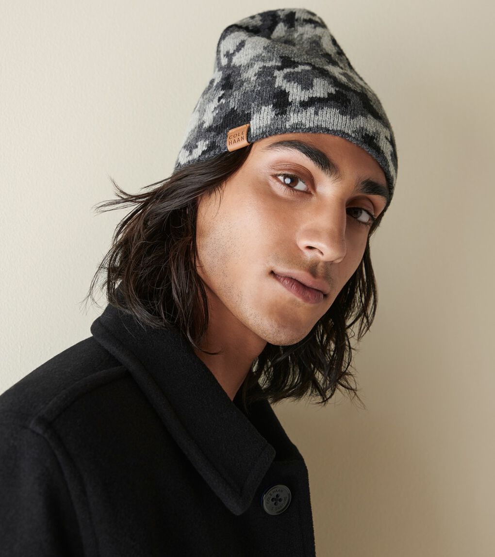 カモ ニット ビーニー mens.