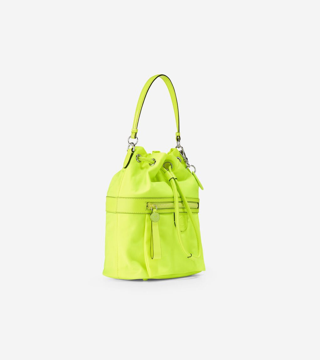 ナイロン ドローストリング クロスボディ womens.