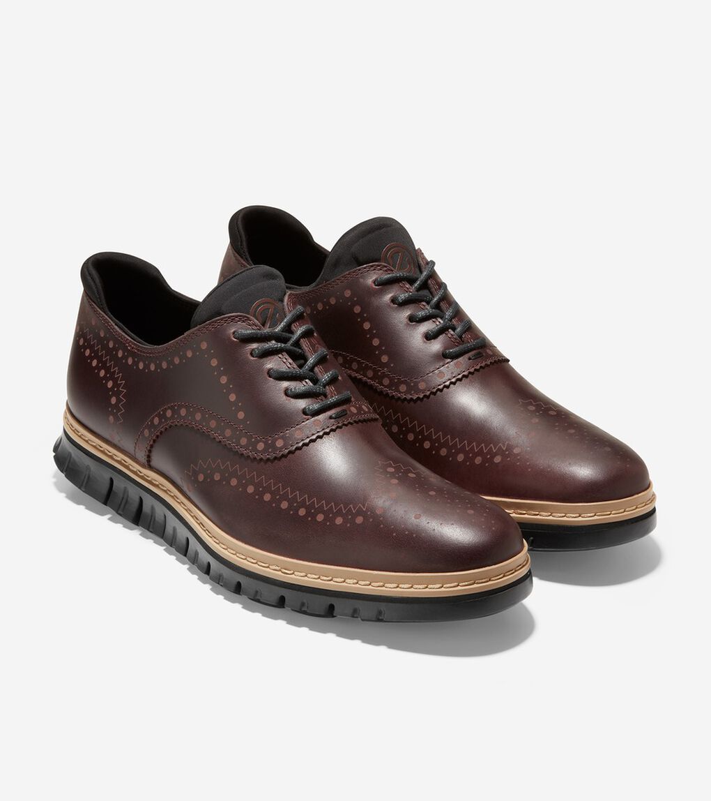 ゼログランド ウィング オックスフォード ウォータープルーフ mens.