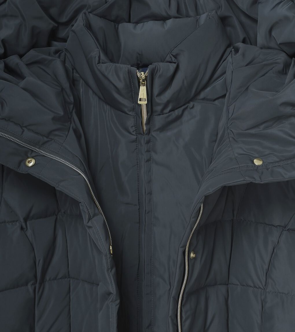 シグネチャー 32IN タフタ ダウン コート womens