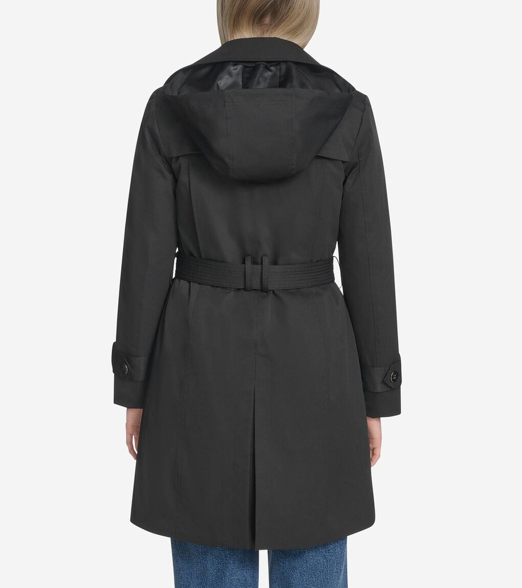 インシュレイティドツイルトレンチコート womens