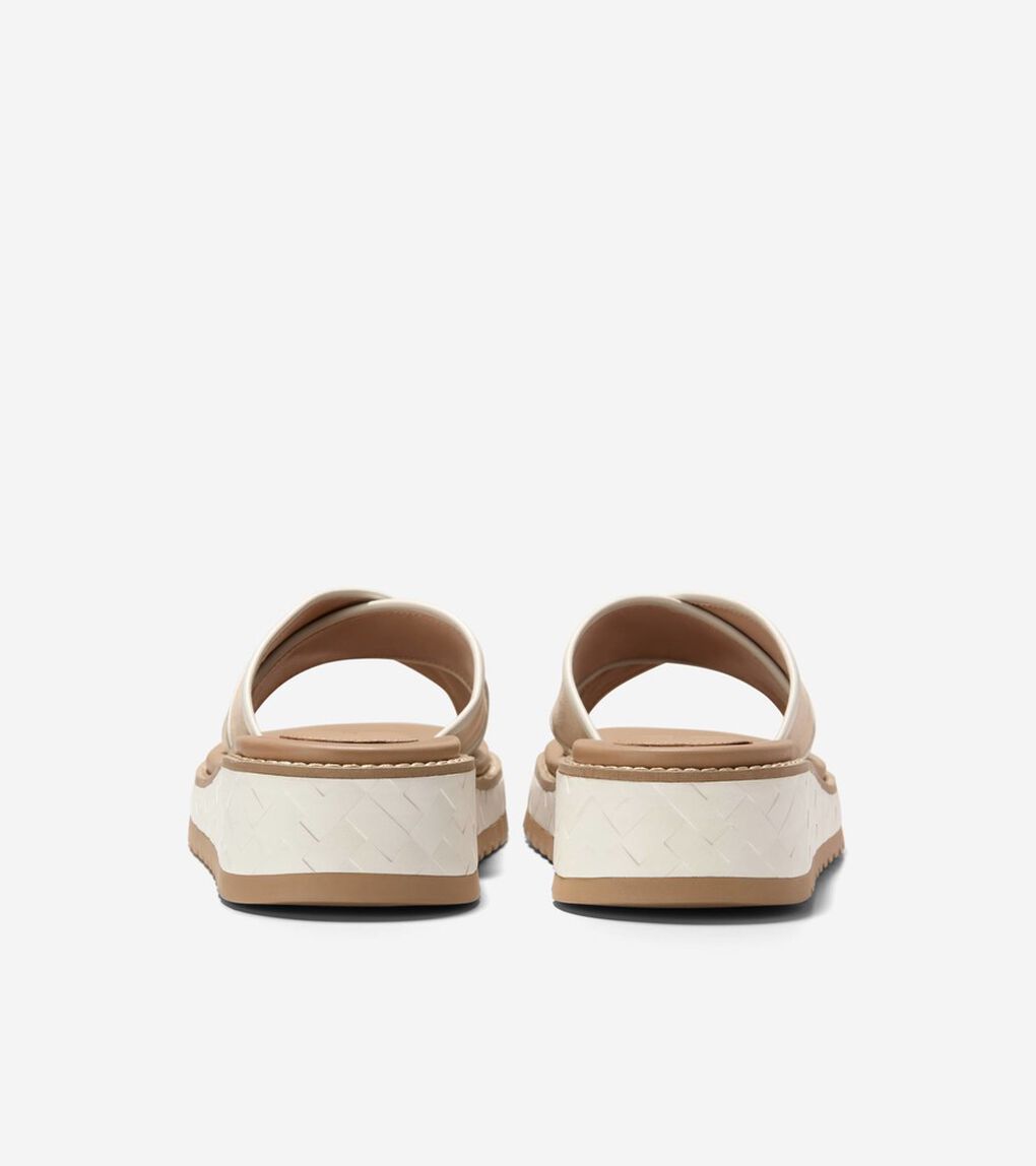 グランドプロ デイリン ウェッジ スライド サンダル womens