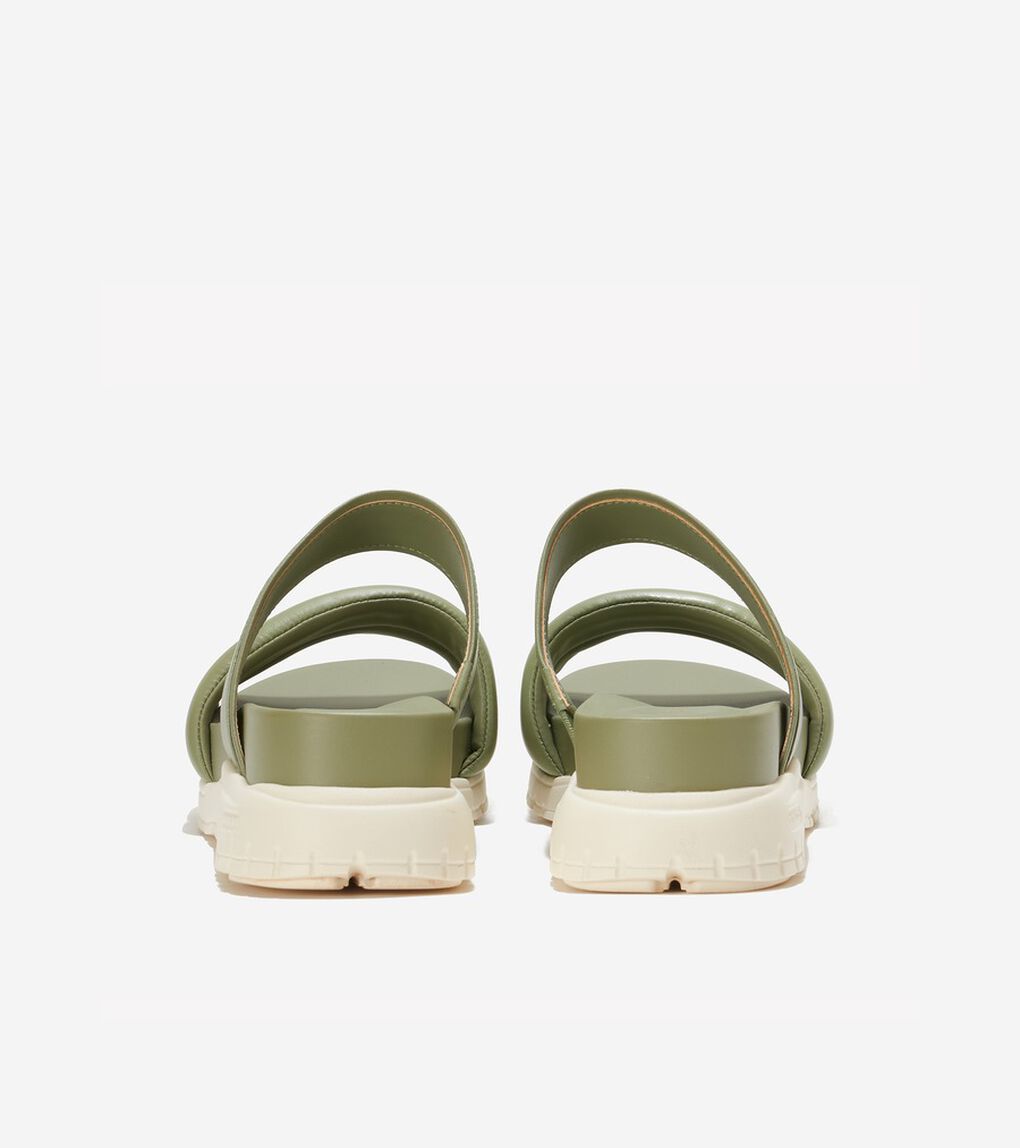 ゼログランド ダブルバンド スライド サンダル womens.