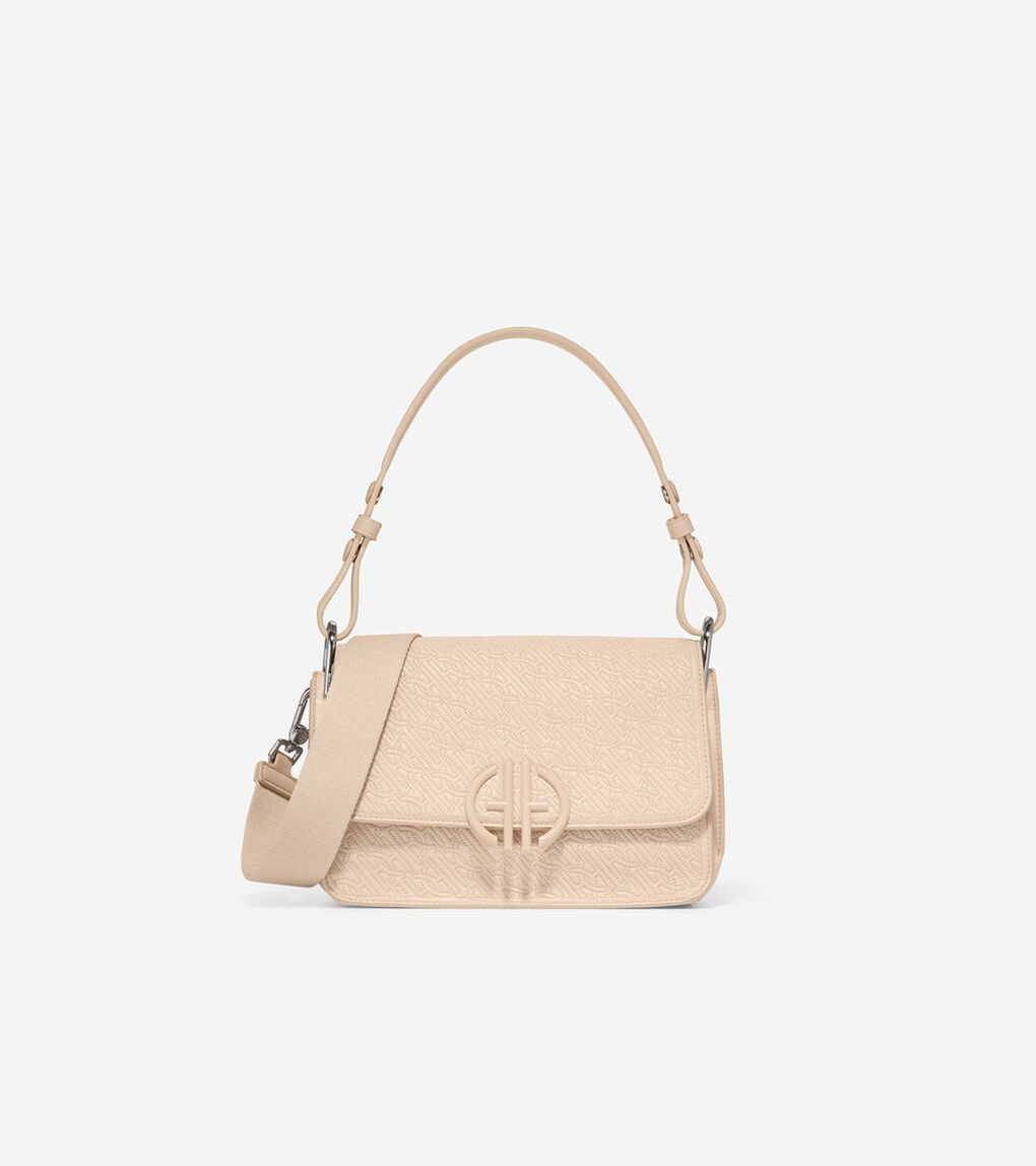 キルテッド ロゴ ショルダー バッグ womens.
