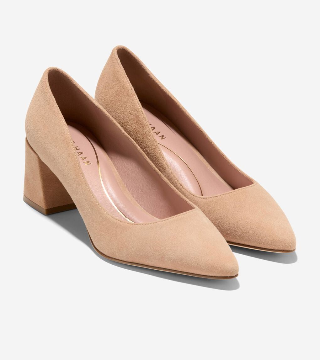 カサンドラ ブロックヒール パンプ womens