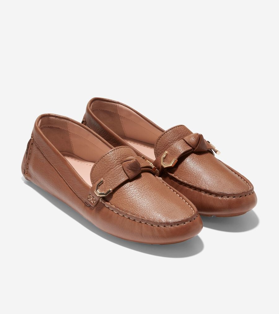 セール☆COLE HAAN エブリン ボウ ドライバー（ピーカンレザー） エブリン ボウ ドライバー womens. 12000 | COLE_HAAN