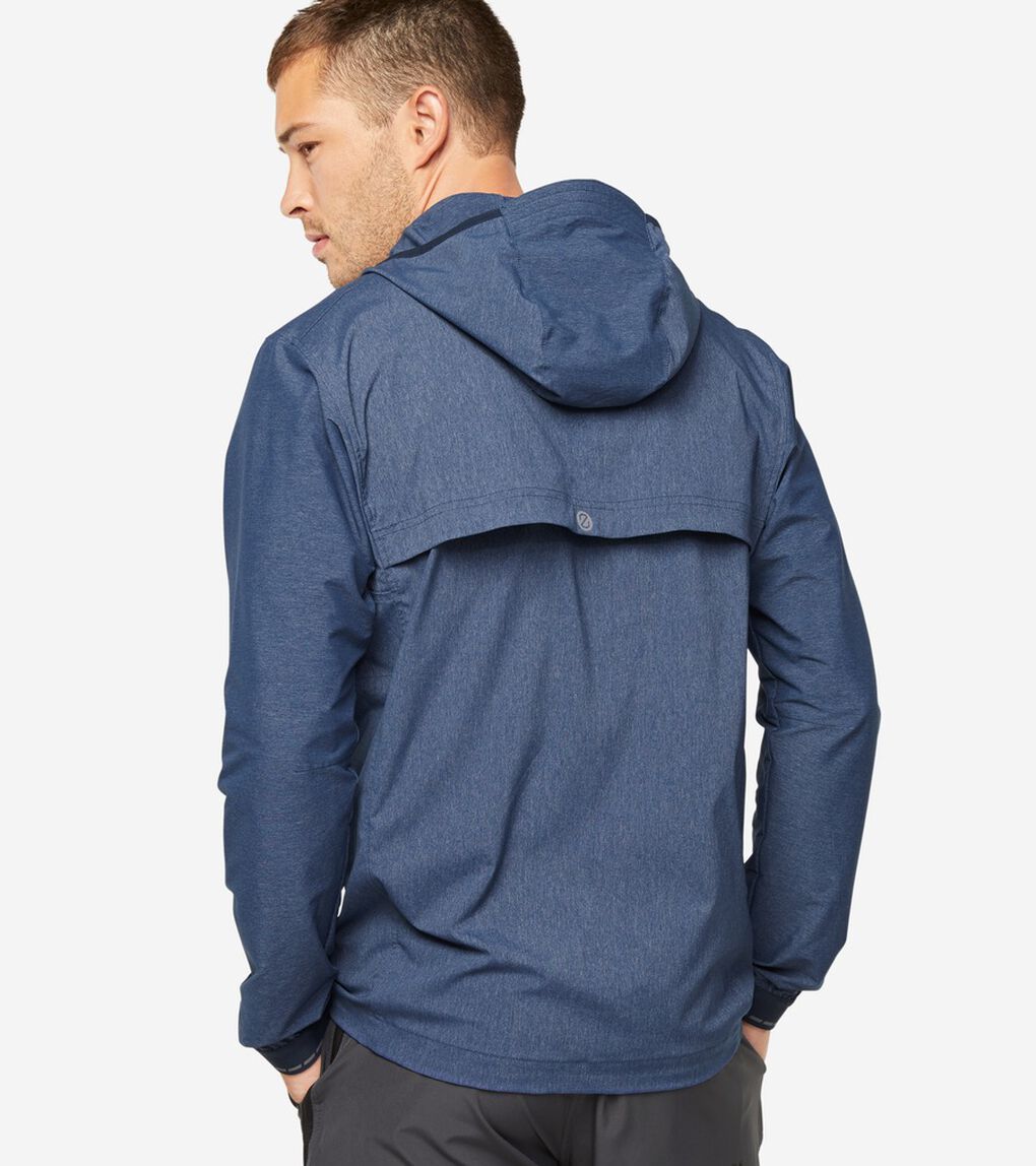 ゼログランド パッカブル ランニング ジャケット mens.