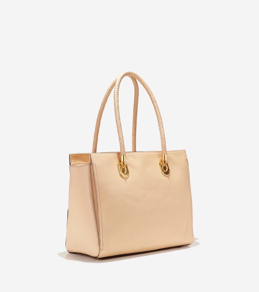 COLE HAAN✨ ベンソン II ワーク トート　オールレザー　ゴールド金具 ベンソン II ワーク トート womens. 21000 | COLE_HAAN