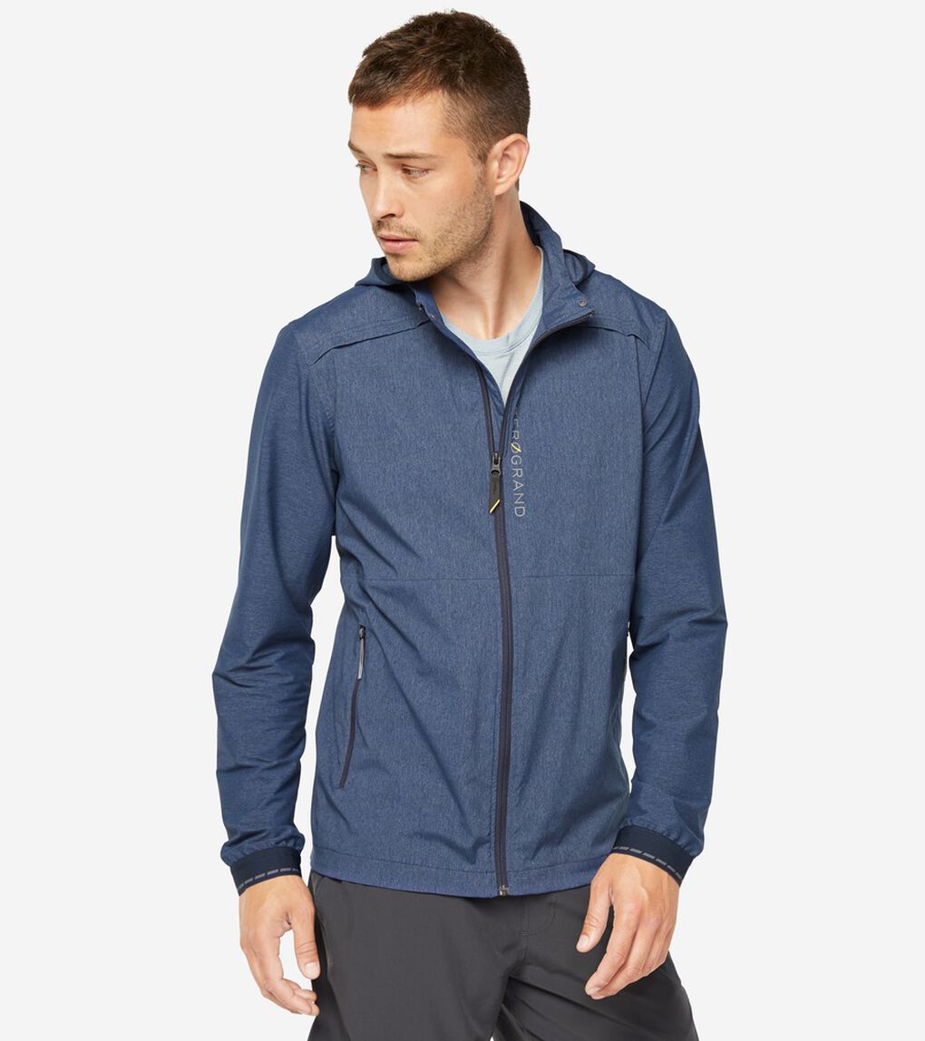 ゼログランド パッカブル ランニング ジャケット mens.