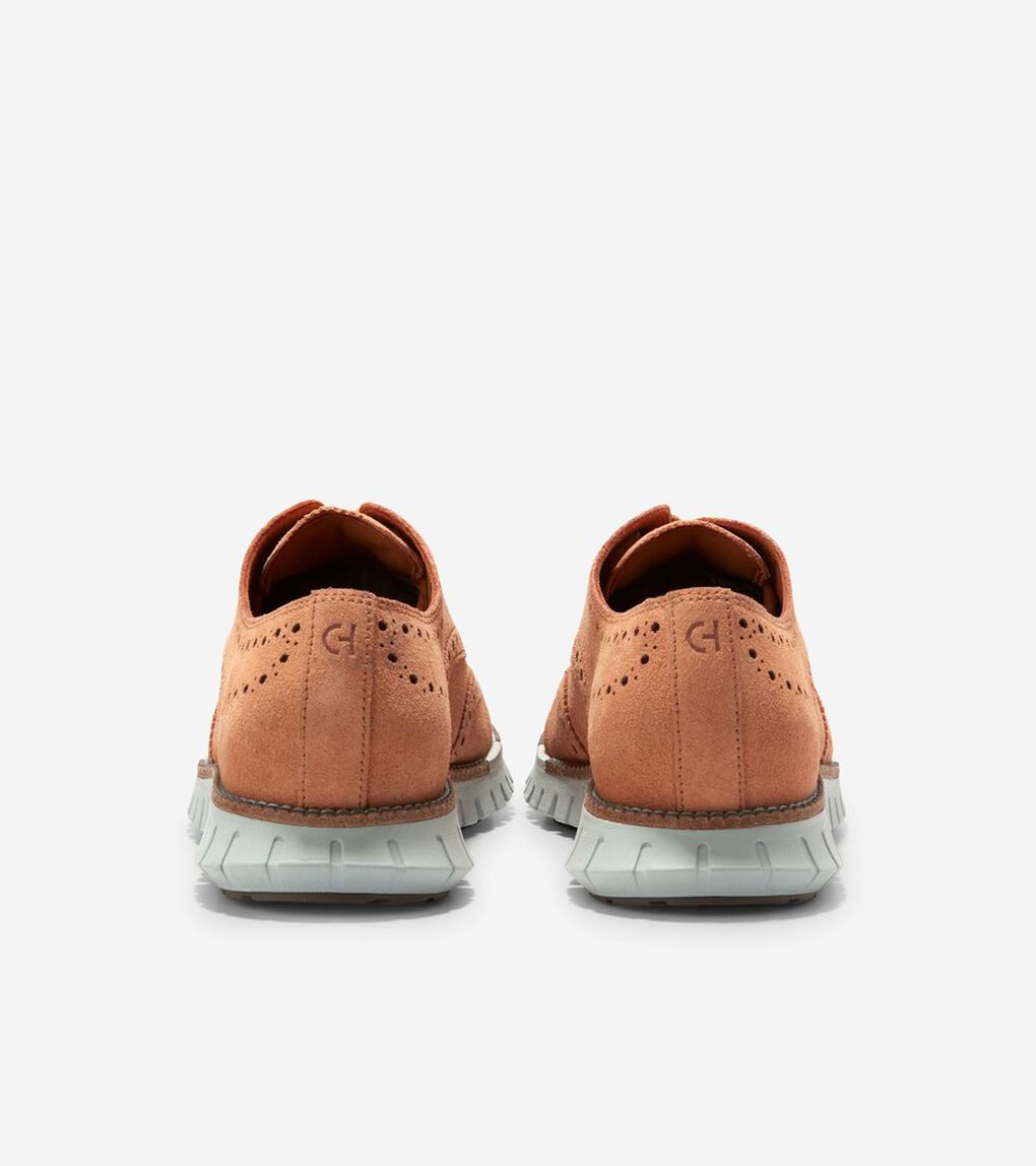 ゼログランドリマスタード ウィングチップ アンラインド mens.