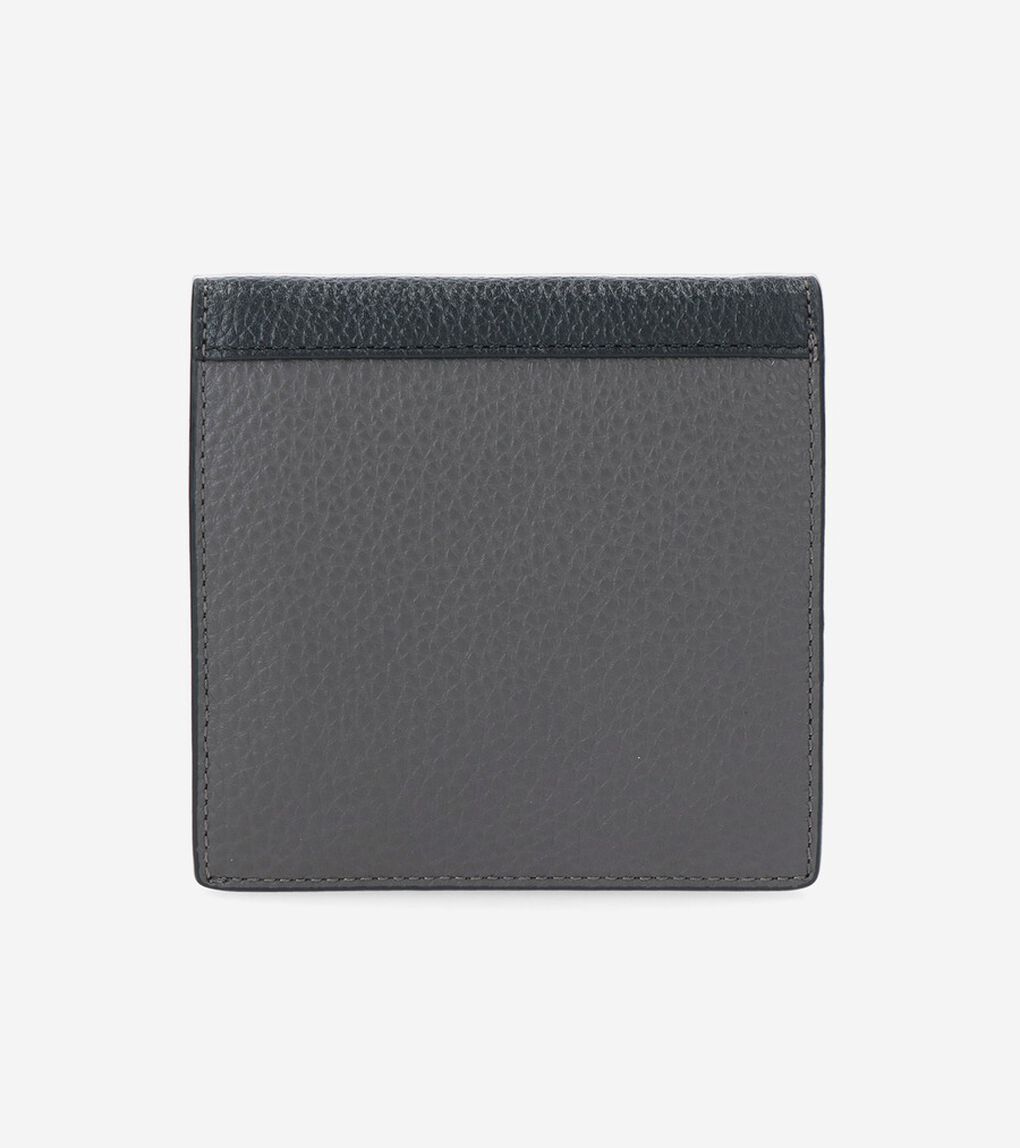 カラーブロック フォールテッド カード ケース mens.