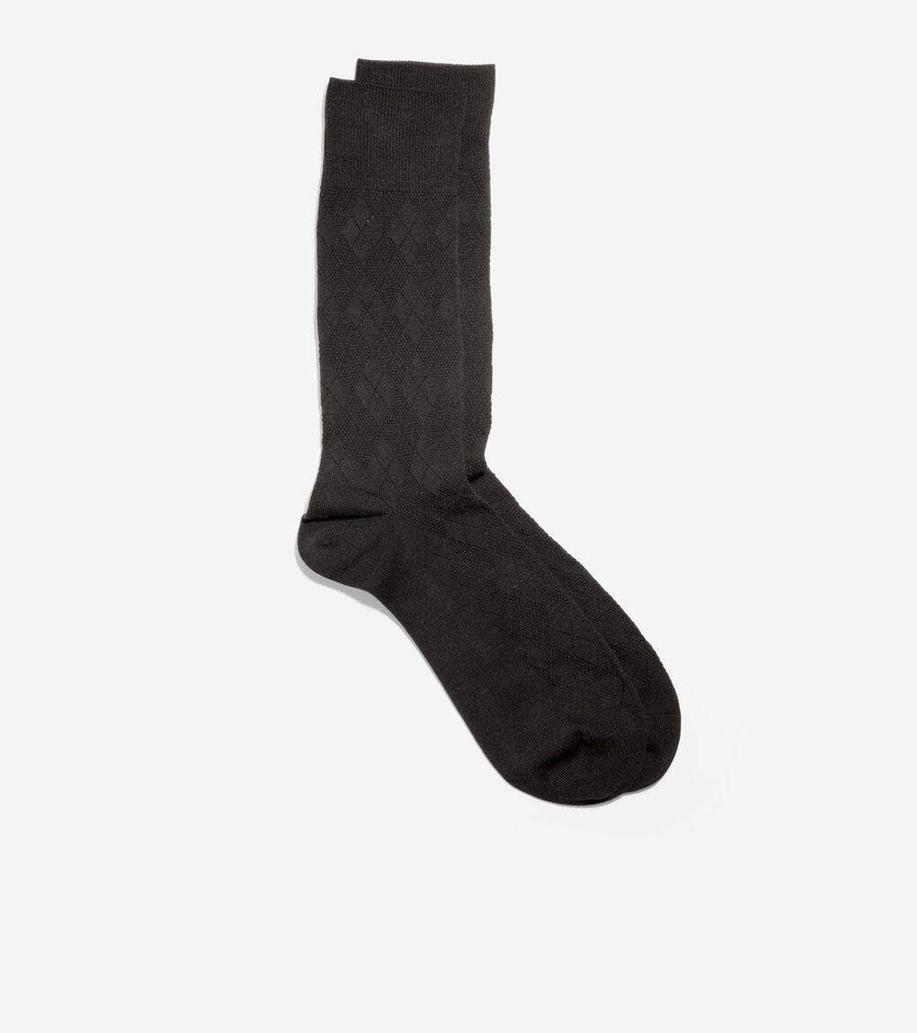 トーナル アーガイル クルー mens.
