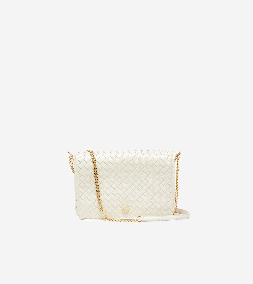 ウォーブン レザー クロスボディ womens.