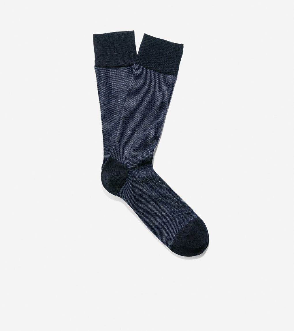 ピケ テクスチャー クルー mens.