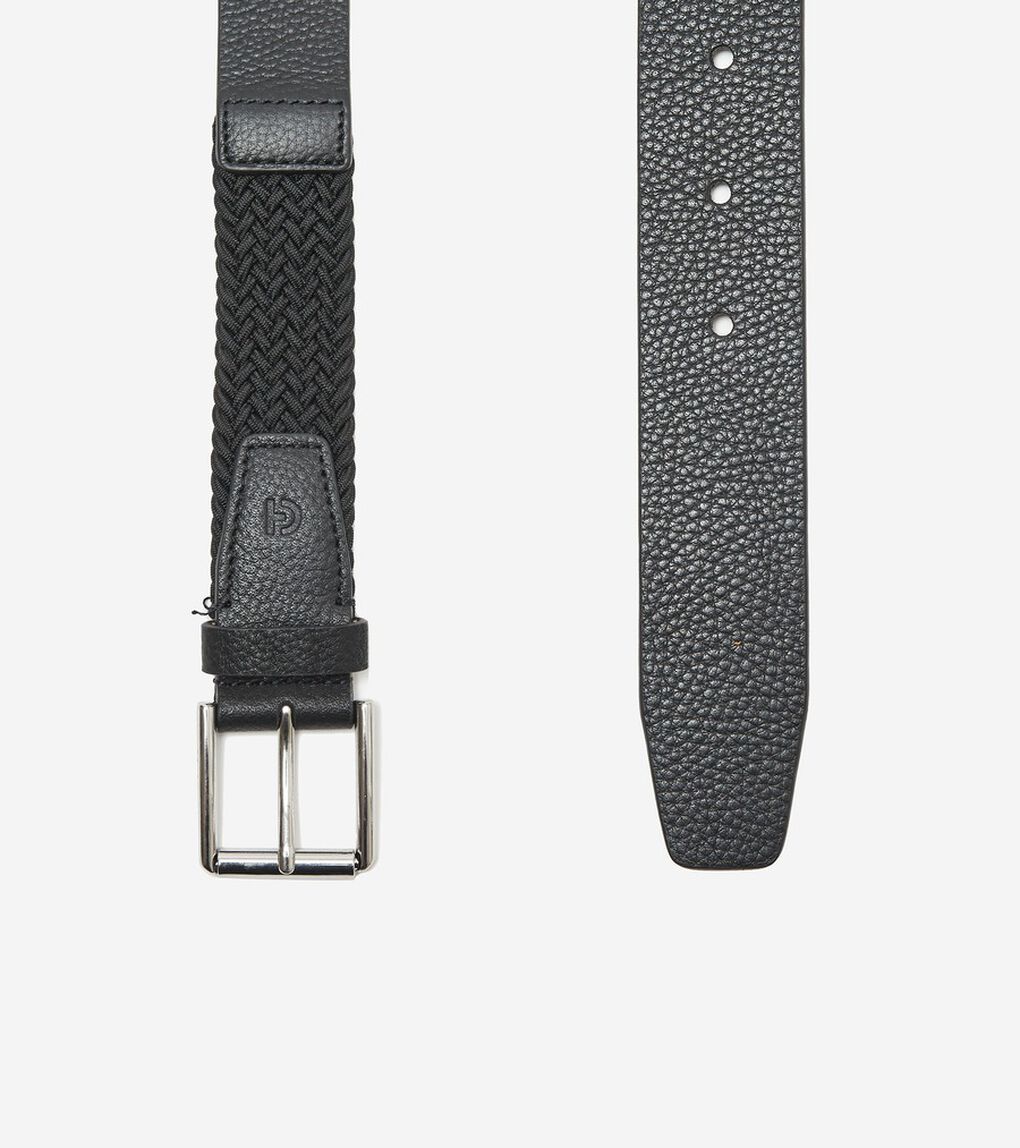 32mm ストレッチ コード ベルト mens.