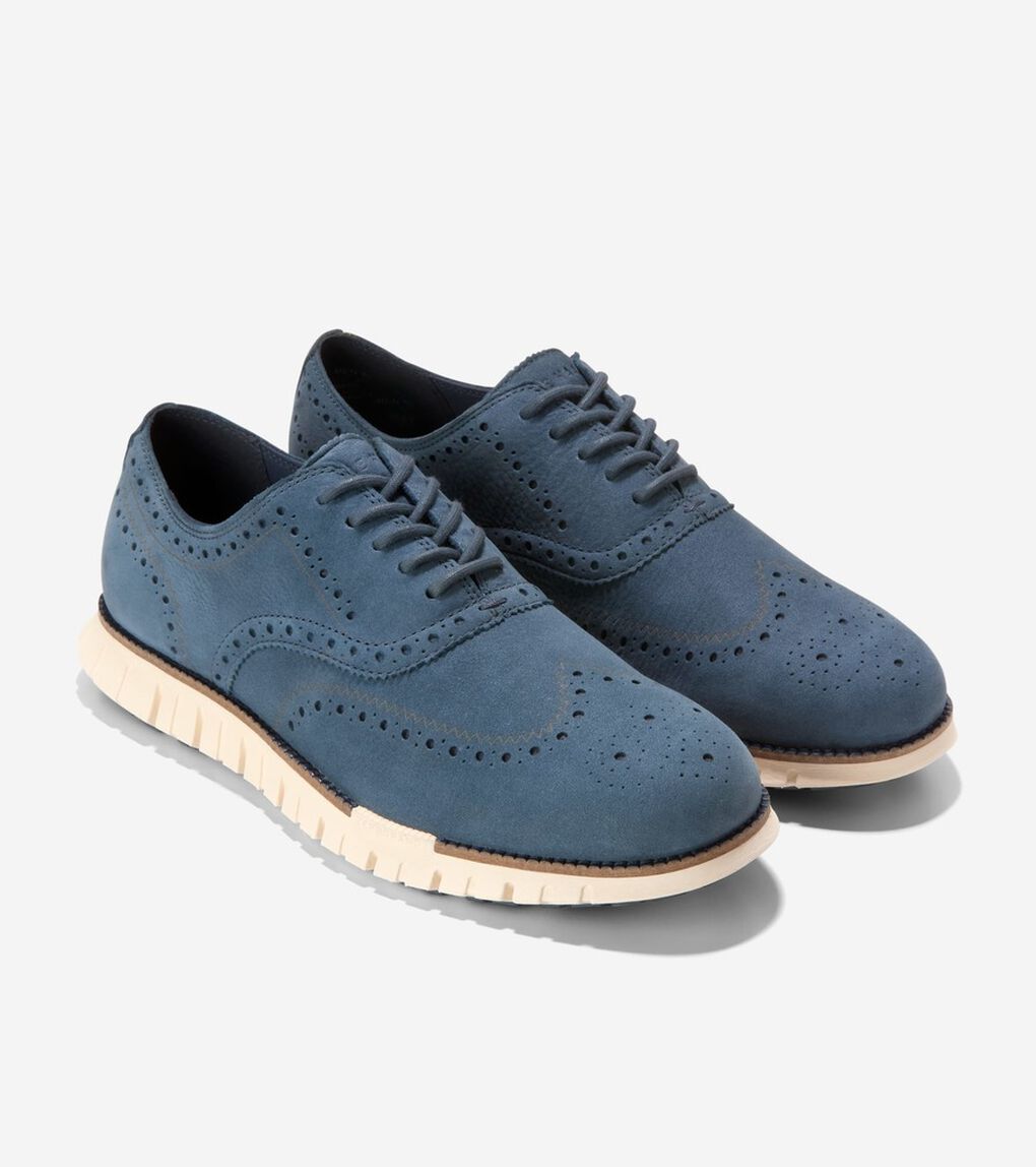 ゼログランド リマスタード ウィングチップオックスフォード mens