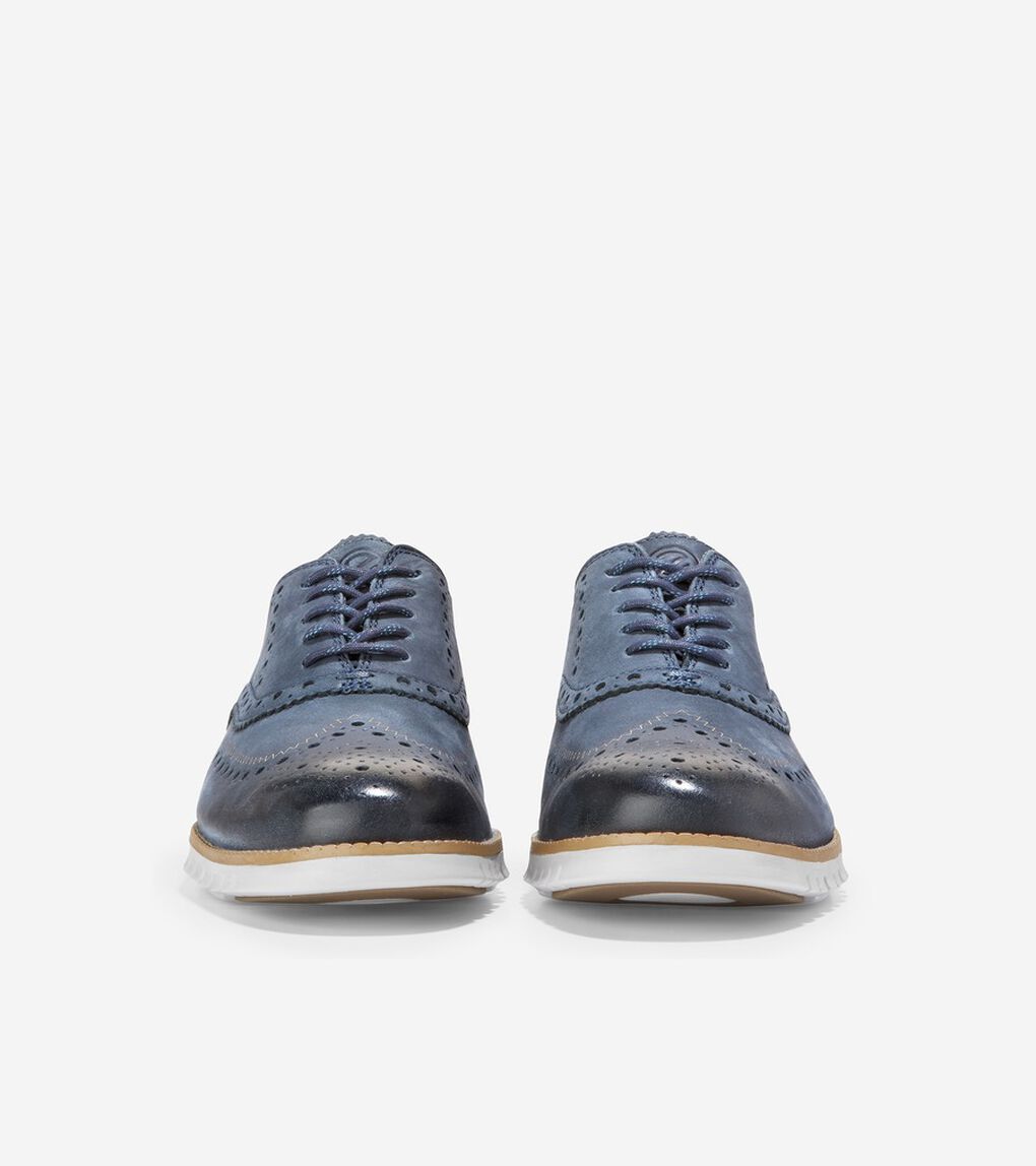 ゼログランド ウィングチップ  オックスフォード mens.