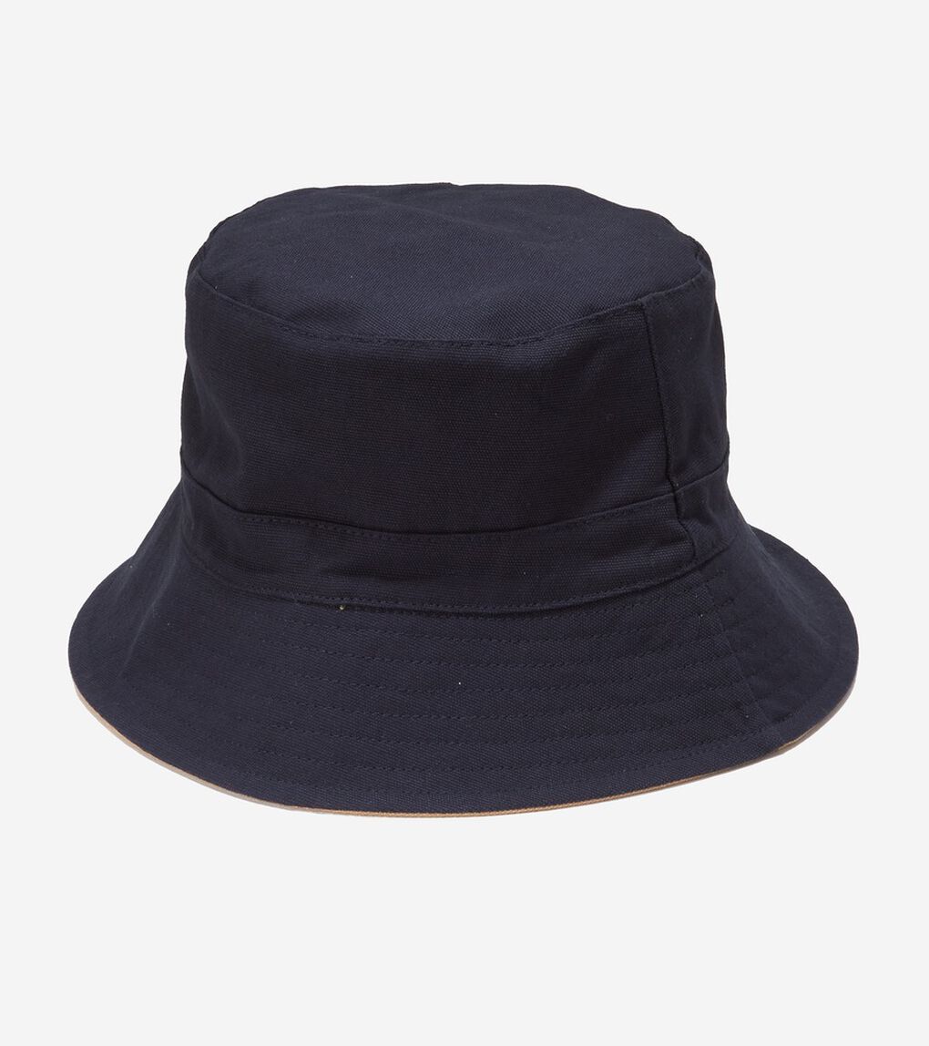 リバーシブル ソリッド バケットハット mens.