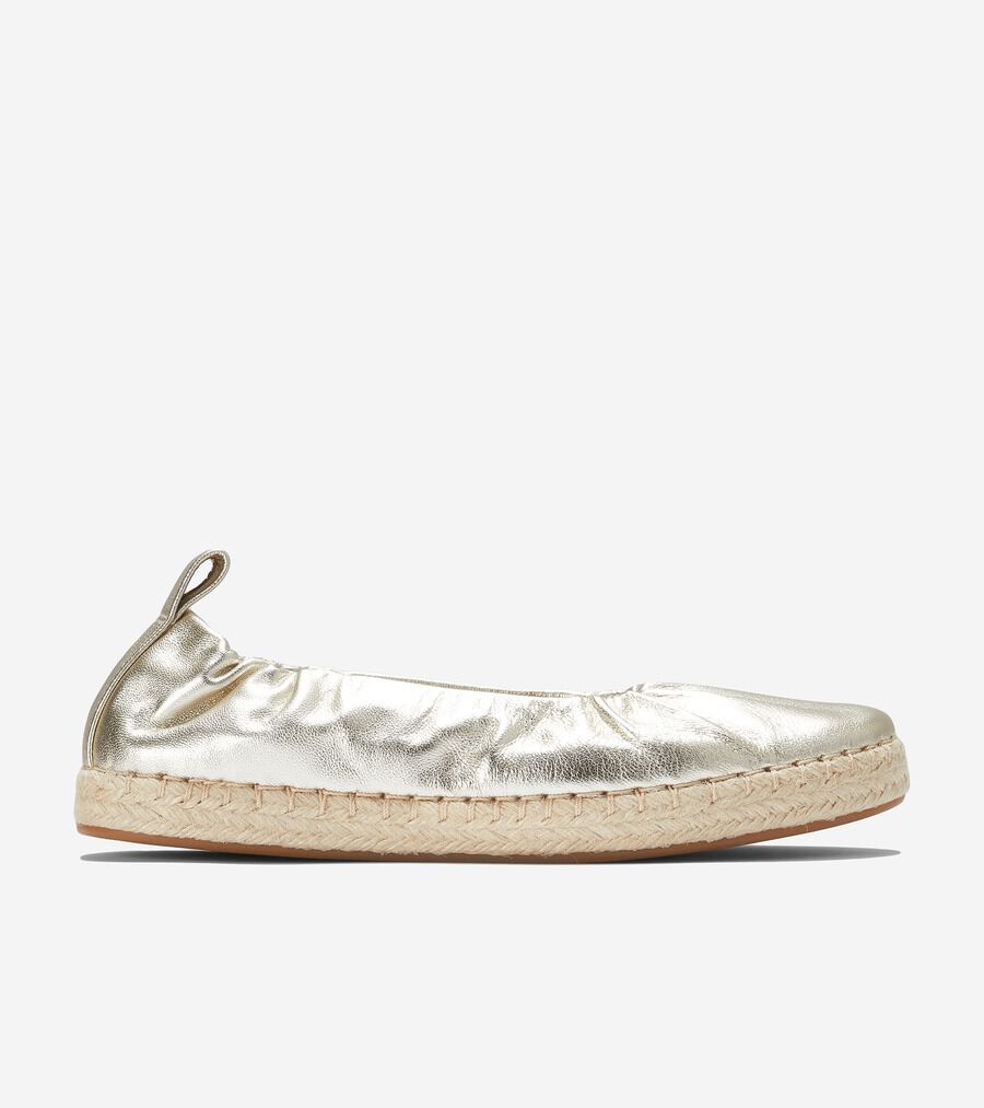 COLE HAAN(コールハーン) リボンバレエシューズ ブラック サイズ