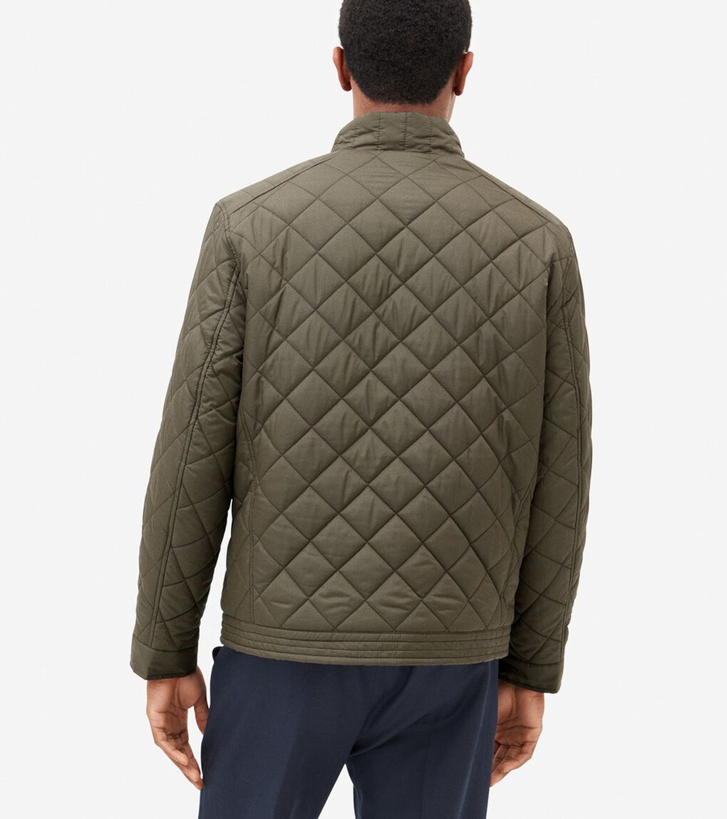 モダン キルテッド ボマー mens.