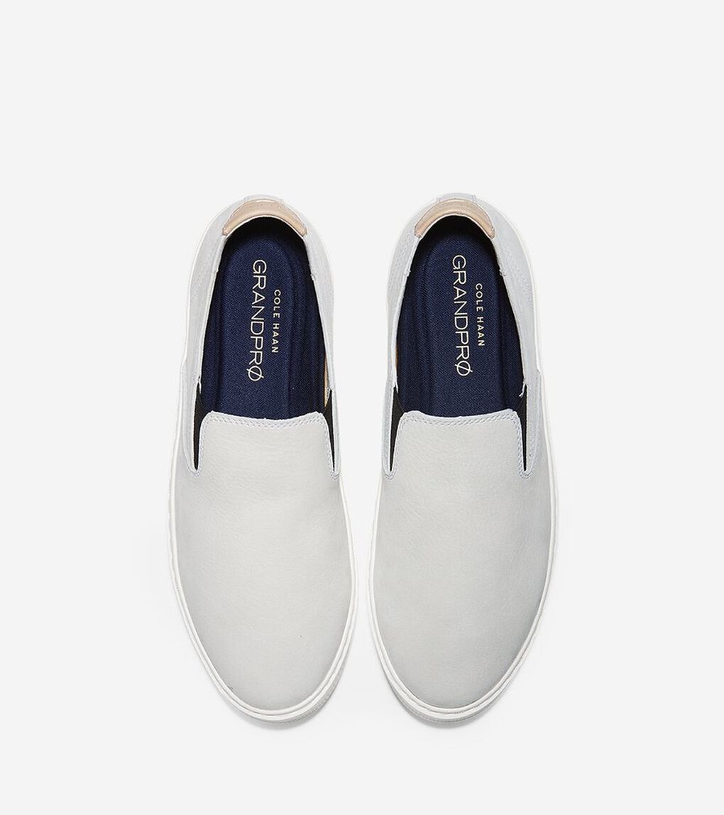 グランドプロ デッキ スリップオン スニーカー mens.