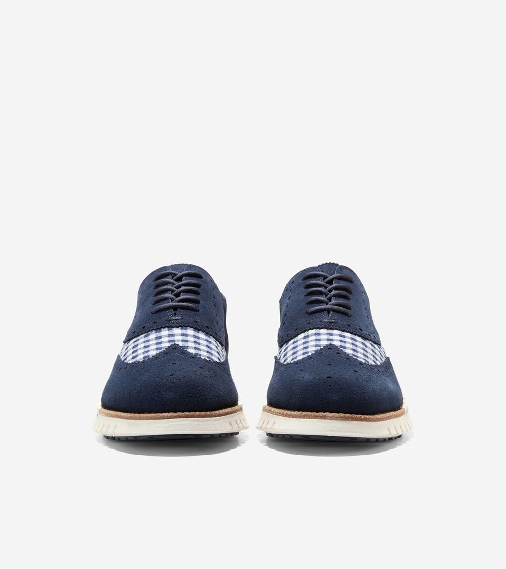 ゼログランド リマスタードウィングチップオックス ラインド mens.