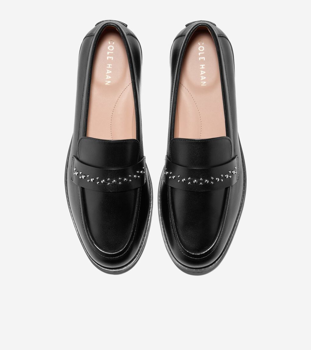 スタッシ エンブリッシュド ローファー womens.