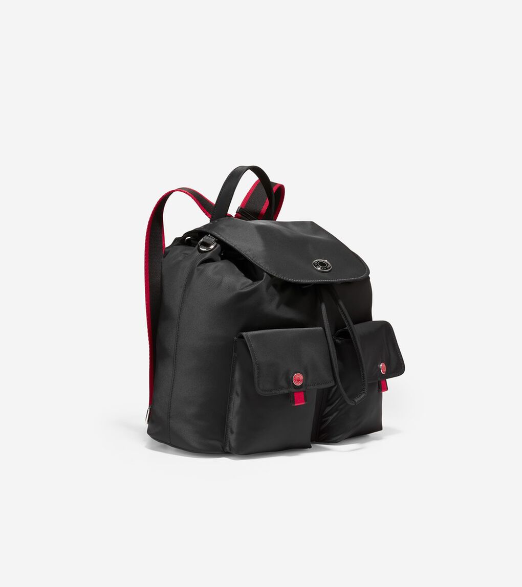 ナイロン フラップ バックパック womens.