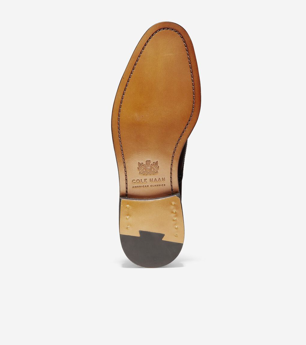 ニーランド ブローグ キャップトゥ オックスフォード mens.