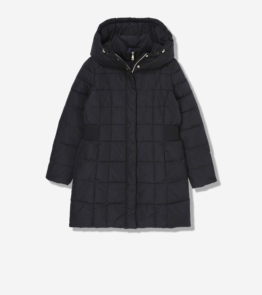 シグネチャー 32IN タフタ ダウン コート womens