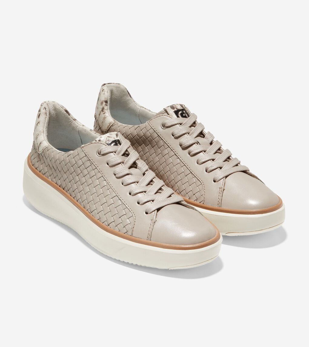グランドプロ トップスピン ラックス ウーブン スニーカー womens.