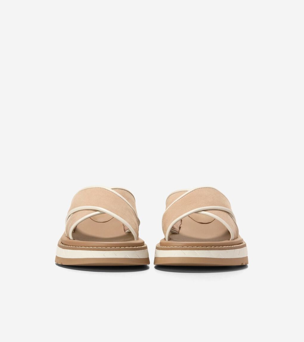 グランドプロ デイリン ウェッジ スライド サンダル womens