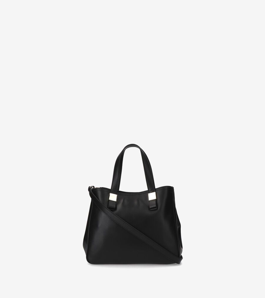 【Aya】新品COLE HAAN タリー　スモールトートバッグ　レザー　黒 Aya】新品COLE HAAN タリー スモールトートバッグ レザー 黒 コール