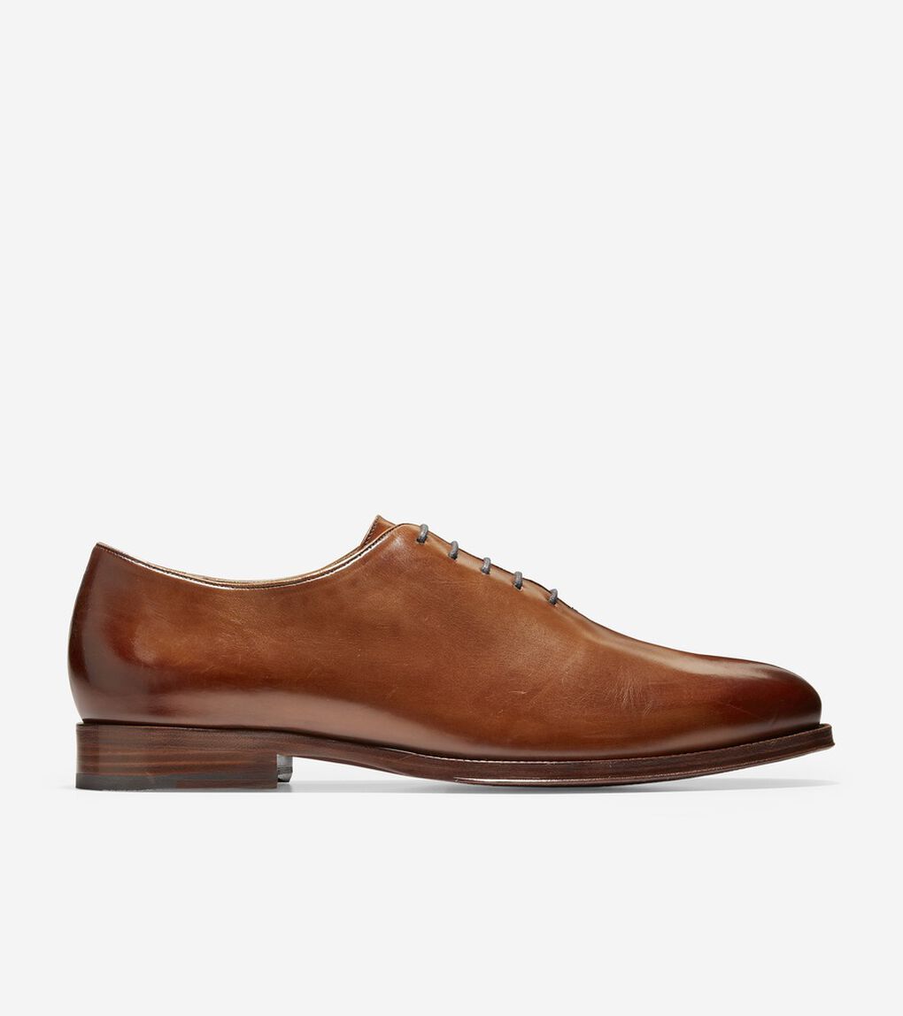 グラマシー ホールカット ドレス オックスフォード Mens Ch プリティッシュ タン 公式 コール ハーン Cole Haan オンラインストア