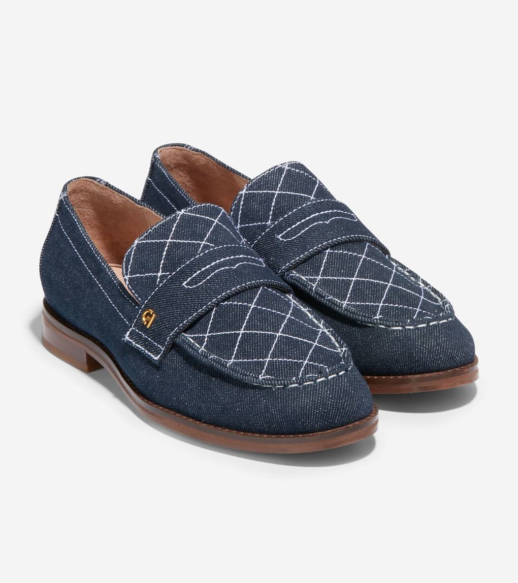ラックス ピンチ ペニー テキスタイル スリッポン ローファー womens.