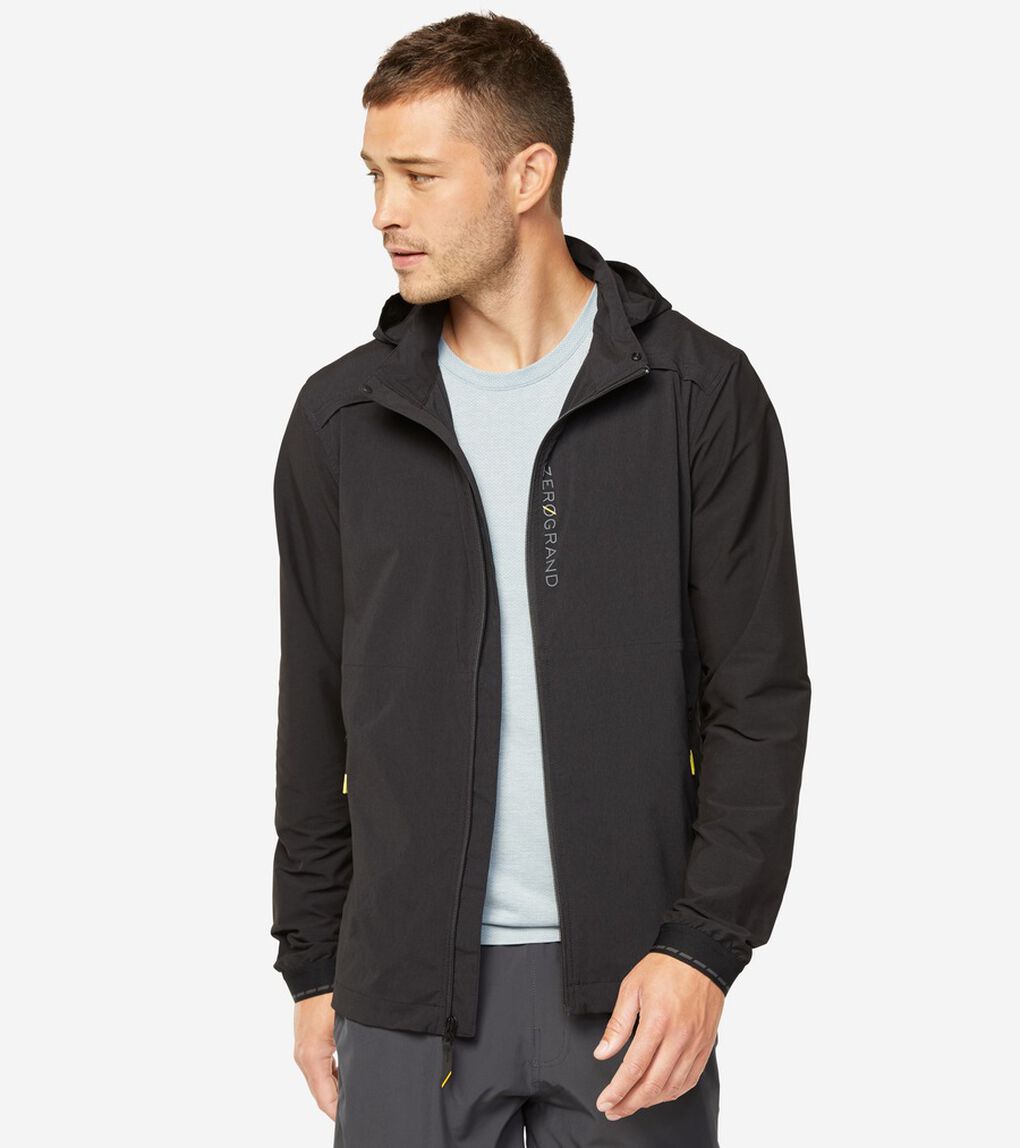 ゼログランド パッカブル ランニング ジャケット mens.