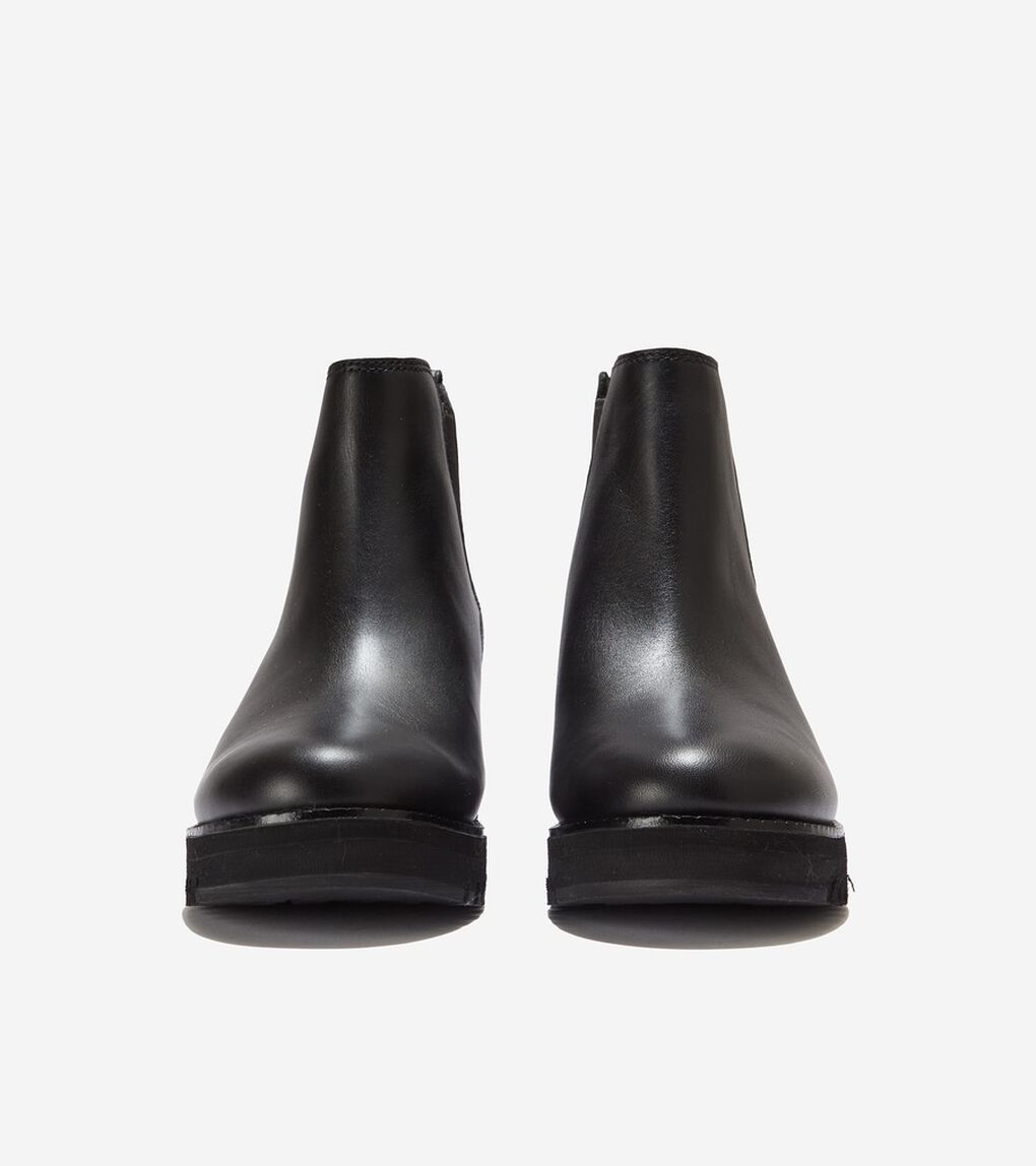 ゼログランド シティ ウェッジ ブーツ ウォータープルーフ womens.